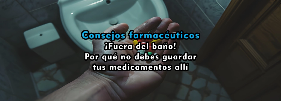 Consejos farmacéuticos: ¡Fuera del baño! Por qué no debes guardar tus medicamentos allí