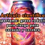 Aspartamo: grasa reducida, pero riesgo para corazón y cerebro